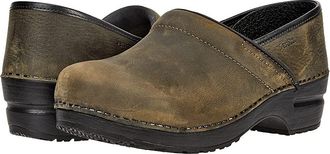 Sanita Professional Oiled Nubuck Womens Shoes Olive : EU 39 (US Womens 7.5-8) Regular