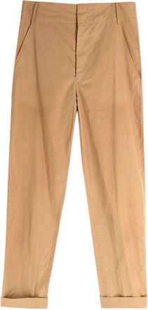 Isabel Marant Tan Nestoe Cotton Trousers Size XS