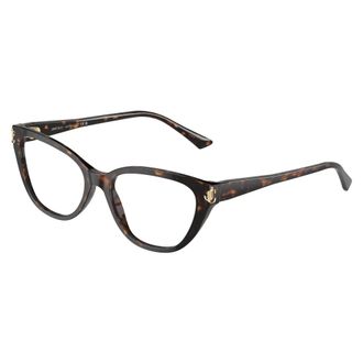 Jimmy Choo London Glasses, unisex, Brown, Size: 52 MM Jc3011 Cat Eye Frame