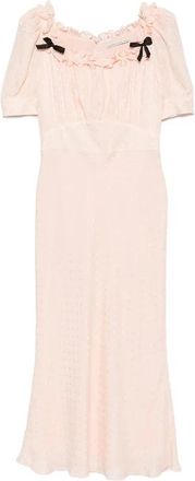 Alessandra Rich Jurk - Dames - Casual kleedjes - Roze - 2XS - Kleedjes