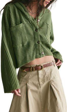 Free People We The Free Lolli Swing Cardigan in Poisonous at Nordstrom, Size X-Large