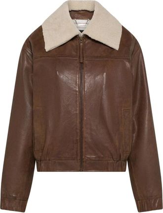 Seventy Aviatore Jacket - Dames - Bomber jackets - Bruin - S - Leer - Jassen