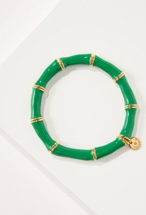 Talbots Delphine Stretch Bracelet - Hillside Green / Gold - 001 Talbots