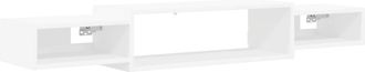 vidaXL Mueble De Tv Montado En La Pared Montada En La Pared Blanco Vidaxl