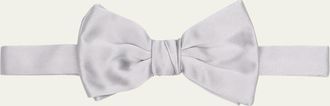 Giorgio Armani Mens Solid Silk Bow Tie