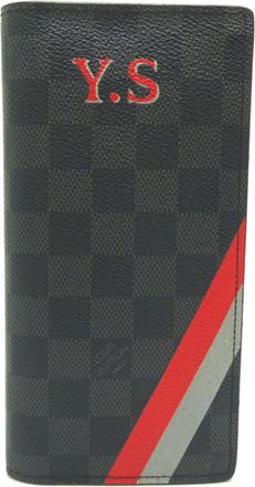 Louis Vuitton Damier Graphite Black Damier Graphite Wallet (Bi-Fold) (Pre-Owned)