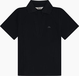Ellesse Womens Tulle SS Polo Shirt - Black - Size: 10