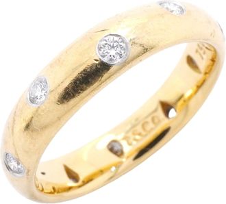 Tiffany & Co. Yellow Gold (18K) Platinum 950 Band Ring (Pre-Owned)