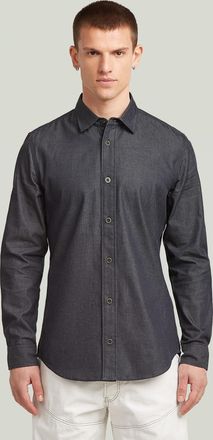 G-Star Clean Slim Shirt - Donkerblauw - Heren