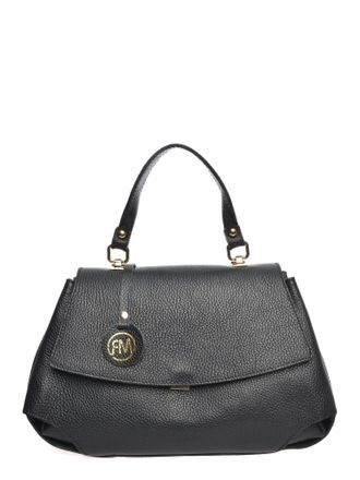 Roberta M Zwart Rundleer Tas