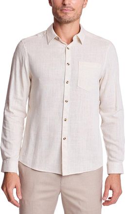 Paisley & Gray Cabo Linen-Blend Shirt