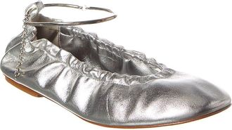 Schutz Schutz Bethany Leather Flat Ballet