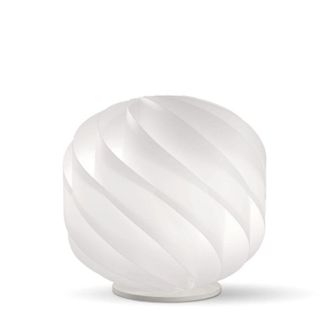 Linea Zero L&aacute;mpara De Mesa Lap Blanco En Pl&aacute;stico Cm. 25 X 24 Horas