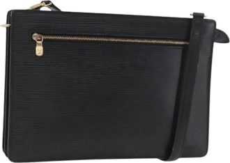 Louis Vuitton Pre-owned Vintage Epi Shoulder Bag - Dames - Vintage Schoudertas - Zwart - ONE Size - Leer - Vintage