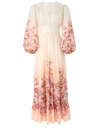 Zimmermann V-Neck Long Dress-Donna