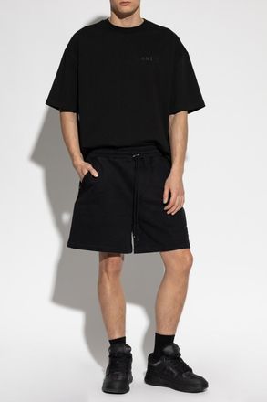 Amiri Cotton Shorts, Mens, Black