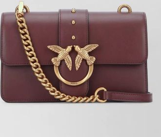 Pinko love one mini shoulder bag chain strap