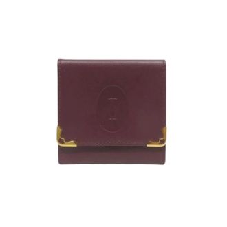 Cartier Pre-owned Wallets, female, Red, Size: ONE SIZE Pre-owned Must Leather Coin Case