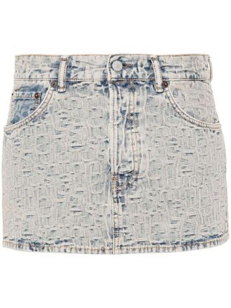 Acne Studios Denim rok - Blauw
