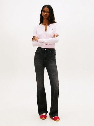 Tommy Hilfiger Sylvia High Rise Flared Black Jeans