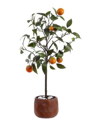 Safavieh Faux Orange Potted Tree