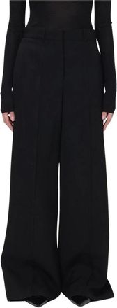 Jil Sander Dames, Broeken, Zwart, Maat: XS