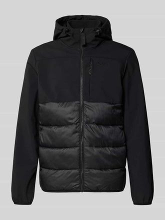 Tom Tailor Denim Regular Fit Steppjacke mit wasserabweisender Funktion in Black, Gr&ouml;&szlig;e XXL