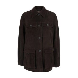 Semicouture Mujer, Chaquetas, Marr&oacute;n, Talla: L