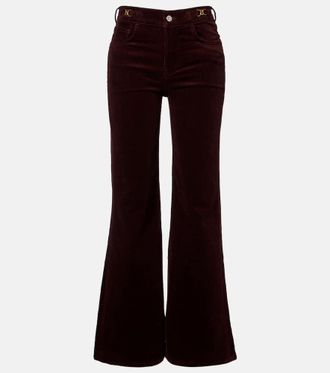 Citizens Of Humanity Pantaloni flared Kimberly in velluto a coste