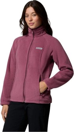 Columbia Fitness, Dames, Roze, S, Polyester, Benton Springs Full Zip