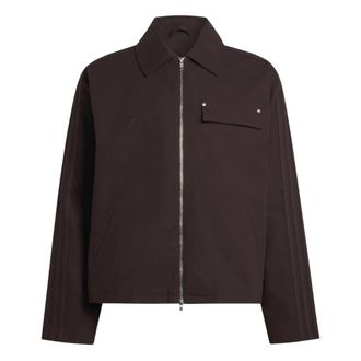 adidas Workwear Canvas Jacket - Heren - Trainingsjackets - Bruin - M - Katoen - Fitness