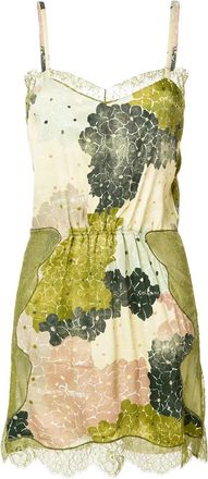 Off-white Abito corto - Verde