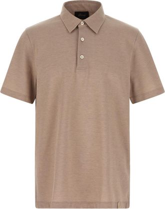 Brioni Beige Regular Fit Polo