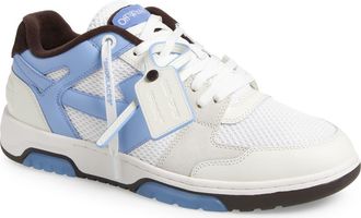 Off-white Slim Out of Office Low Top Sneaker in Dusty Blue - White at Nordstrom, Size 15Us