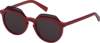 Sting Womens SST1974909LB 49 Sunglasses - Dark Red - One Size