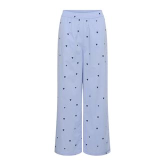 Saint Tropez Wide Pantaloni - - Trousers - Donna - Blu - L