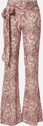 Bananhot Pantaloni Bowie a gamba larga con stampa