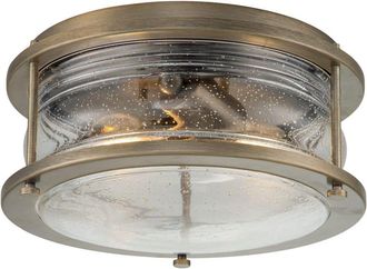 Elstead Lighting Plaf&oacute;n de techo para exterior, Bronce envejecido