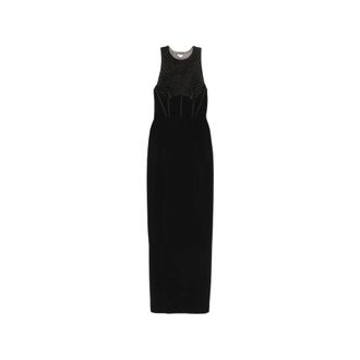 Elisabetta Franchi Gowns, female, Black, Size: XL Red Carpet Dress