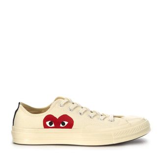 Comme Des Gar&ccedil;ons Sneakers, male, Beige, Size: 4 1/2 US Chuck 70 Low Top Sneakers