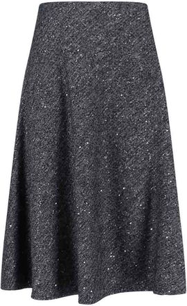 Tagliatore Wool Midi Skirt