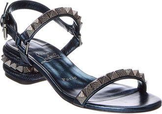 Christian Louboutin Pyrasand 30 Leather Sandal