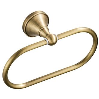 OEM Anillo Para Toallas, Bronce Cepillado, Soporte Ovalado De Lat&oacute;n Antiguo Para Toallas, Toallero Para Accesorios De Cocina Y Ba&ntilde;o, Montaje En Pared -cre