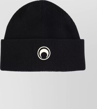 Marine Serre ribbed merino wool beanie