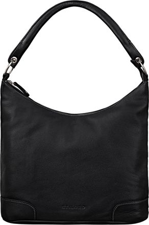 STILORD Tessa Hobo Bag Women Leather Handbag Vintage Tote Bag for Business and Shopping in Genuine Leather, Colour:black