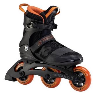 K2 Trio LT 100 Black Orange Mens Inline Skates in Black/orange at Nordstrom, Size 8