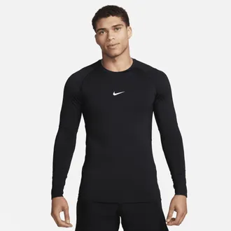 Nike Mens Nike Pro Dri-FIT Slim Long-Sleeve Fitness Top in Black | FB7926-010