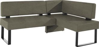 HOME AFFAIRE Eckbank »Oliver mit Metallgestell, Küchenbank« verschiedene Bezüge Cord Esszimmerbank OTTOs Choice