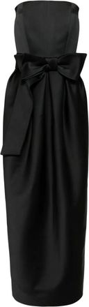 Dice Kayek Abito da sera senza spalline - Nero