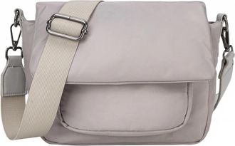 Hvisk Womens Cayman Pocket Puffer Crossbody Bag In Cloudy Grey